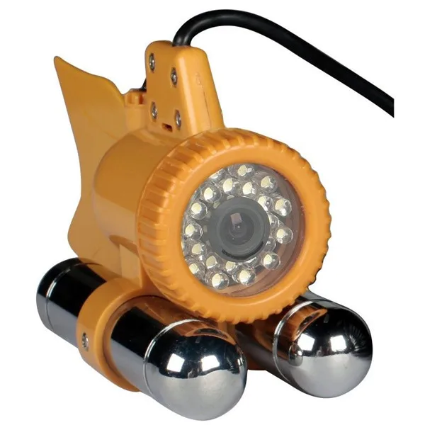 HD Waterproof Fish Finder 7 inch LCD Underwater Video Fishing Camera System With 24Pcs White Lights Used For Ice Fishing