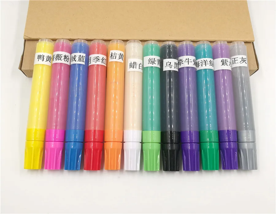 Water-Based Plastic Barrel Metallic Paint Markers