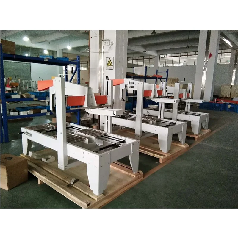 
FM-500A Factory Manufacturer Side Drive Auto Folding AdhesiveTape Carton Sealing Machine 