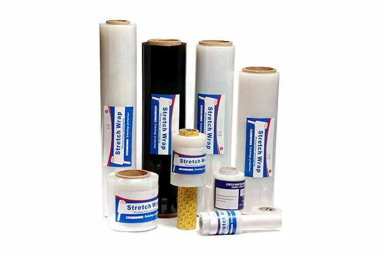 China Factory Price High Quality Customized Pallet Polyolefin LLDPE Cast Hand Stretch Film Roll Wrapping Film