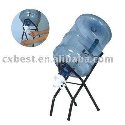 5 Gallon Bottle Stand/Bottle Cradle 20L water bottle Rack and Drink Faucet Aqua Valve