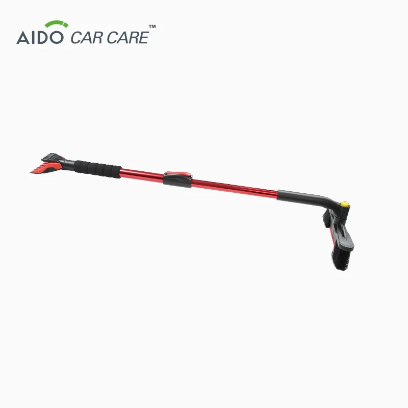 Car Care Snow Sweeper Telescopic Car Snow Brush with Ice Scraper for Car