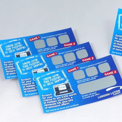 
Unique number scratch card printing,scratch coupon printing 
