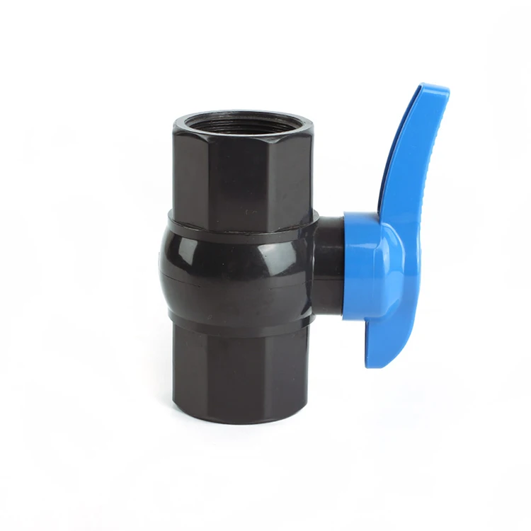 1/2 Inch 3/4 Inch Irrigation Threaded PP Compression Plastic PVC UPVC Ball Valve