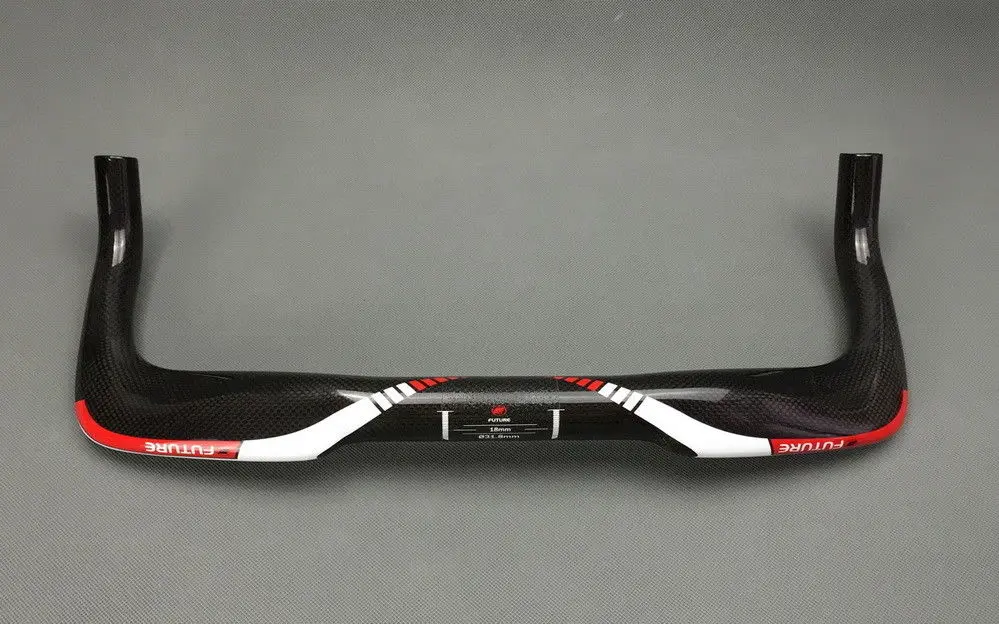 УГЛЕРОДНЫЙ фиксированный руль для дорожного велосипеда TT Base Bullhorn Bar Triathlon 400 420 440 460