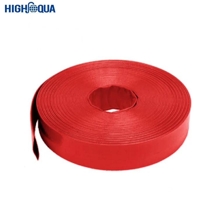 Chinese Manufacturers Low Price 2.5 Inch Cloth Reinforced High Pressure White PVC Layflat Fire Hose With Different Color