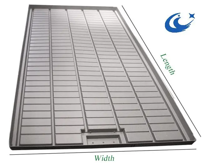 Hydroponic Fodder Table Grow Trays ABS ebb flow Rolling Bench