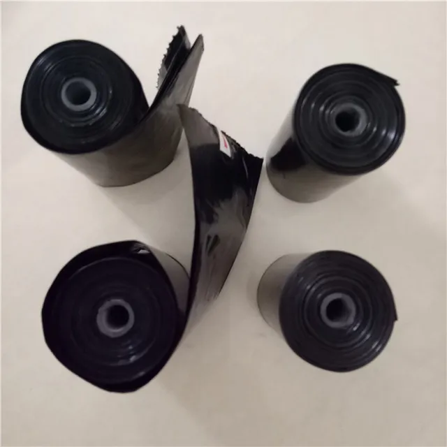 Biodegradable Flat Plastic Garbage Trash Bags In Roll