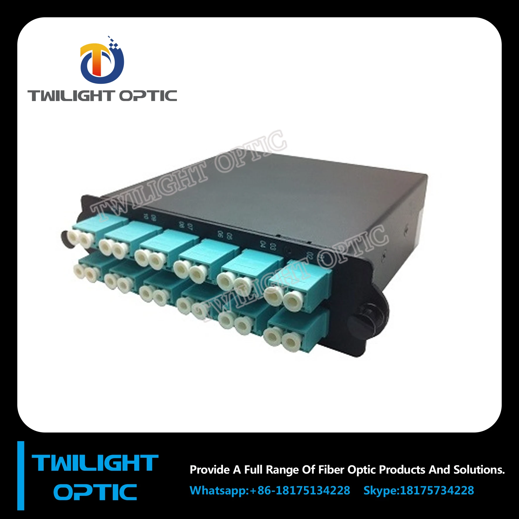 1U MPO MTP OM3 LC Панель Ящика