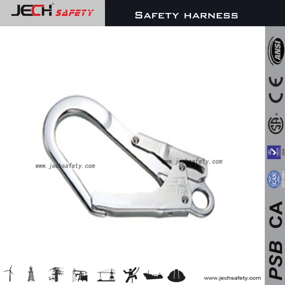 
Forged Alloy Steel Zinc Plated Mini Snap Hook Mountaineering 
