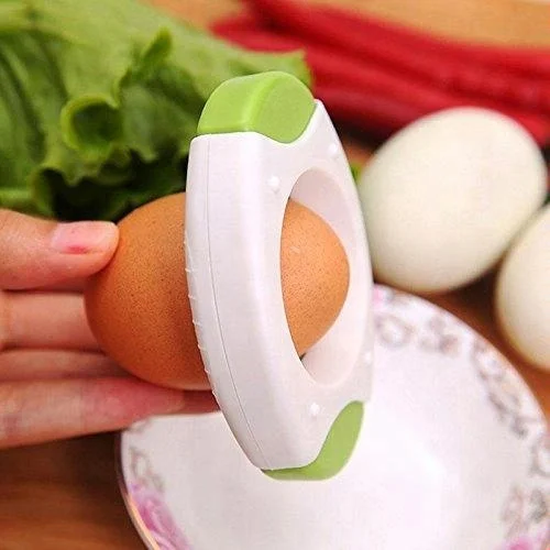 Egg Topper Cutter - Stainless Steel Blades Hard Soft Egg Opener
