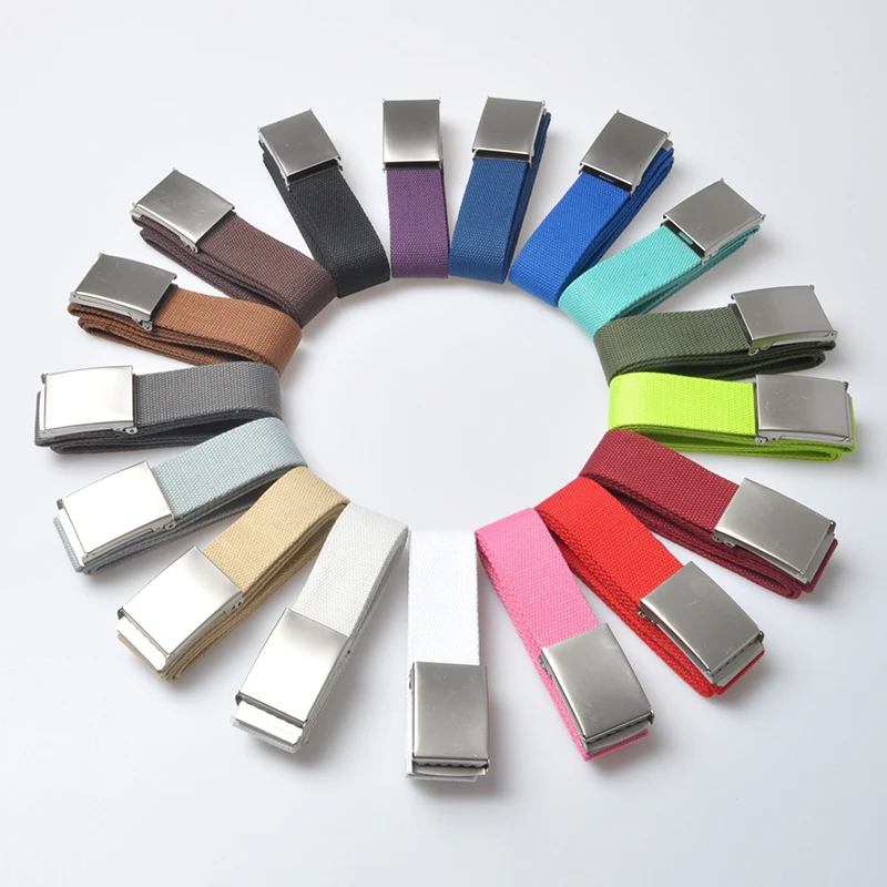 
Adult Polyester-Cotton Canvas Waist Belt For Men and Woman 