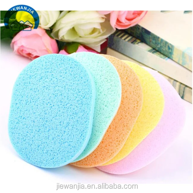 Beauty Face Use Washing Sponge Microfiber Puff Makeup Silicone Cellulose Facial Cleaning PVA Seaweed Face Wash Sponge