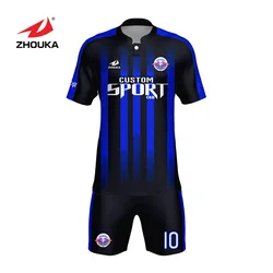 Custom Football Shirt Maker soccer uniforms set team sublimation soccer jersey