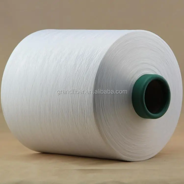 250D/144F air textured yarn recycled polyester dope dyed Slub CD RW yarn cationic ATY yarn for sari