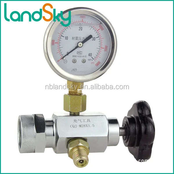 LandSky гидроаккумулятор N2 зарядки пунш CNC аккумулятор азота надувные инструменты оригинальный матч