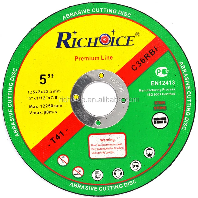 Excellent RICHOICE Abrasive cutting wheel 5 inch