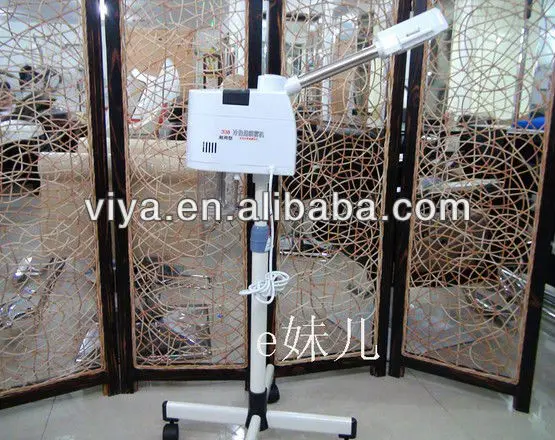 Super September Floor-Standing Hot&Cold Ozone Spraying Facial Steamer Deep Cleansing Inhaler Salon Equipment