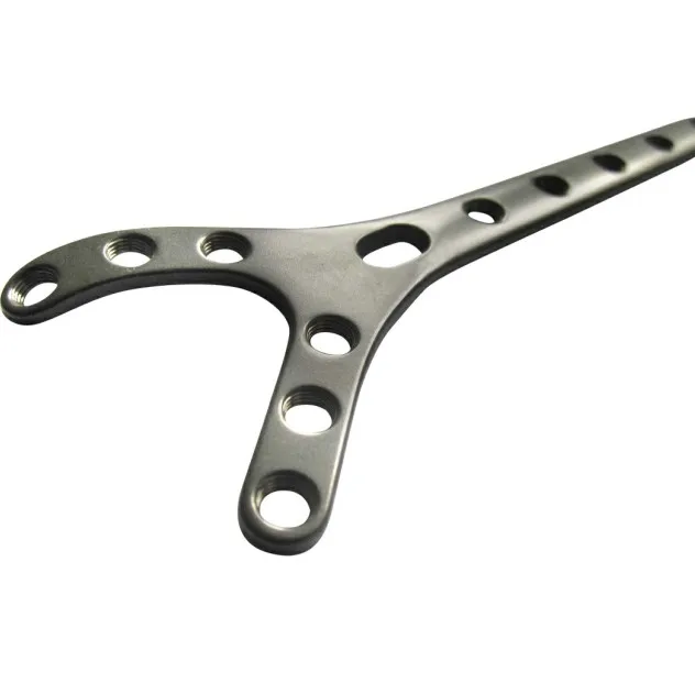 
medical distal femur locking plate orthopedic implant produced by ISO13485 manufacturer with 200machines 