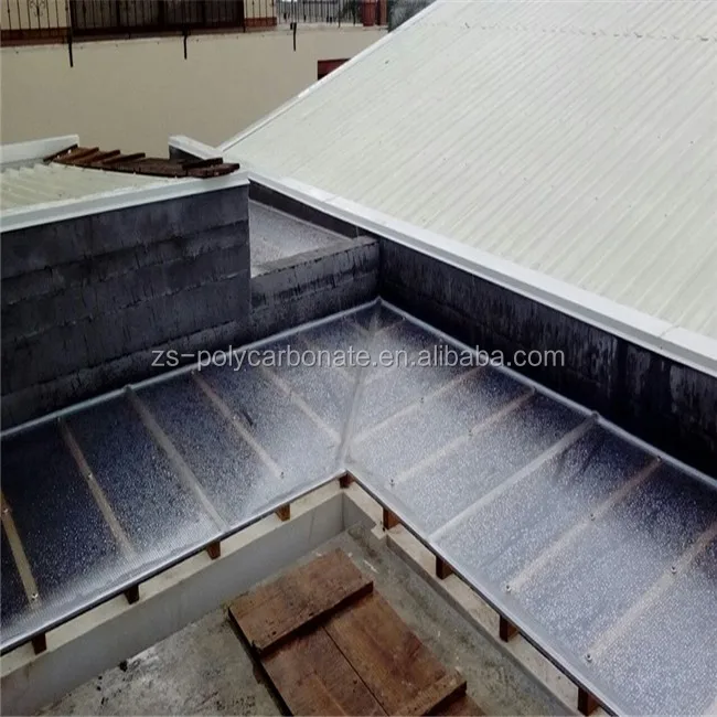 Crstial Clear Transparent 8mm Polycarbonate sheet for skylight roofing