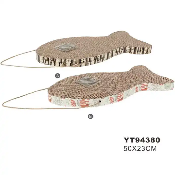 Прямоугольной формы картонная Когтеточка для кошек нового дизайна игрушка детская кровать