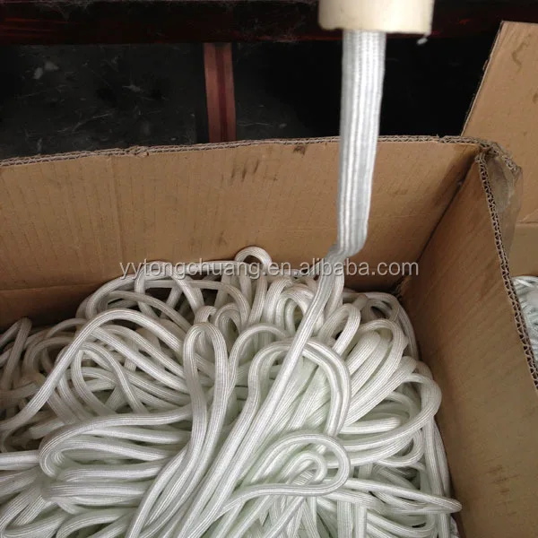 high temperature fiberglass rope/expandable insulation fiberglass rope for Stove door