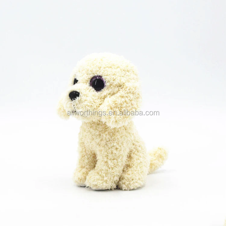 20cm cute with cheapest price plush white prosperous dog that looks real stuffed