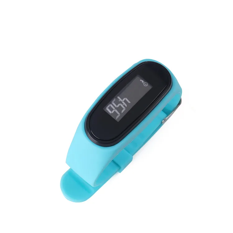 Wholesale price of the most favorable pedometer watches silicone bracelet gait fitness 3D pedometer