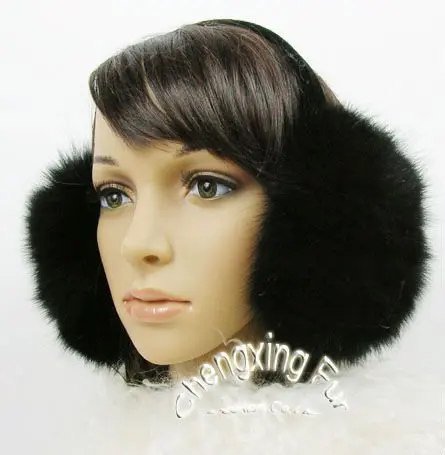 Роскошные женские наряды EAR-6, эксклюзивный аксессуар, зимние наушники, 100% натуральный Лисий мех, наушники