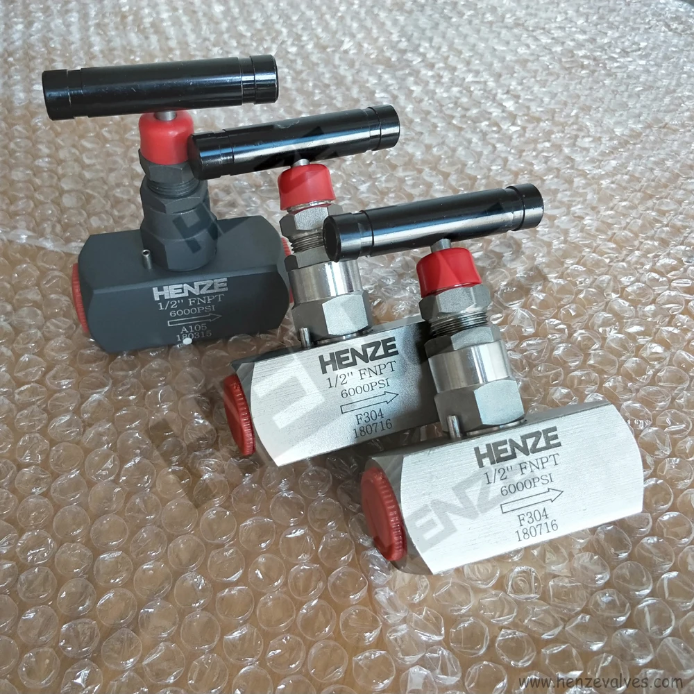 
High Pressure Psi /WOG Stainless Steel F304 F316 Or A105 Threaded NPT/BSP Ends Needle Valve 