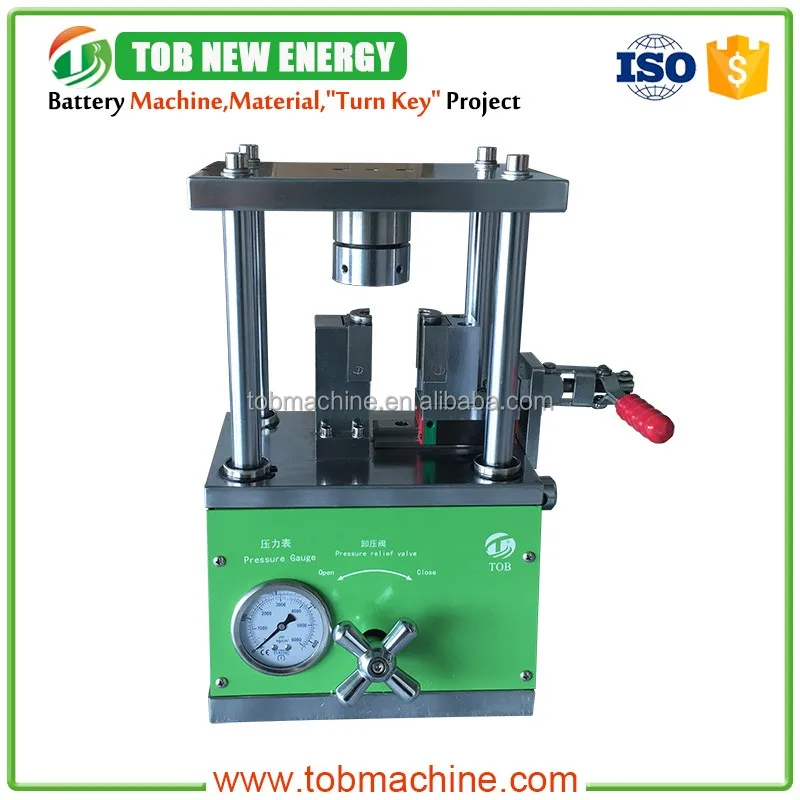 Лаборатория Ручное Цилиндрические Клетки Батареи Обжимные Машины