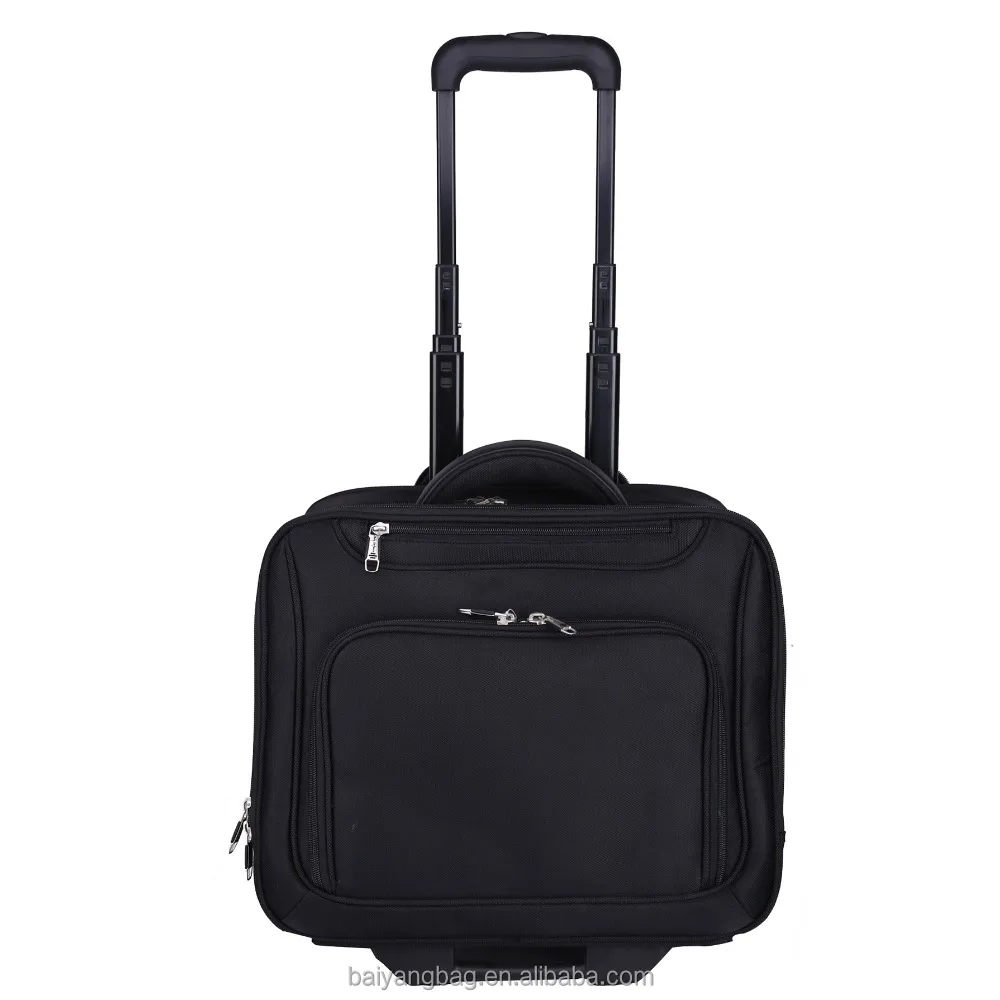 High quality 1680D business laptop travel trolley luggage bag