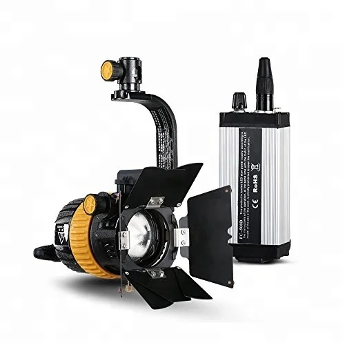 Portable High CIR Bi-color 50W LED Spotlight 3200K-5600K for Camera Video Studio Continuous Light