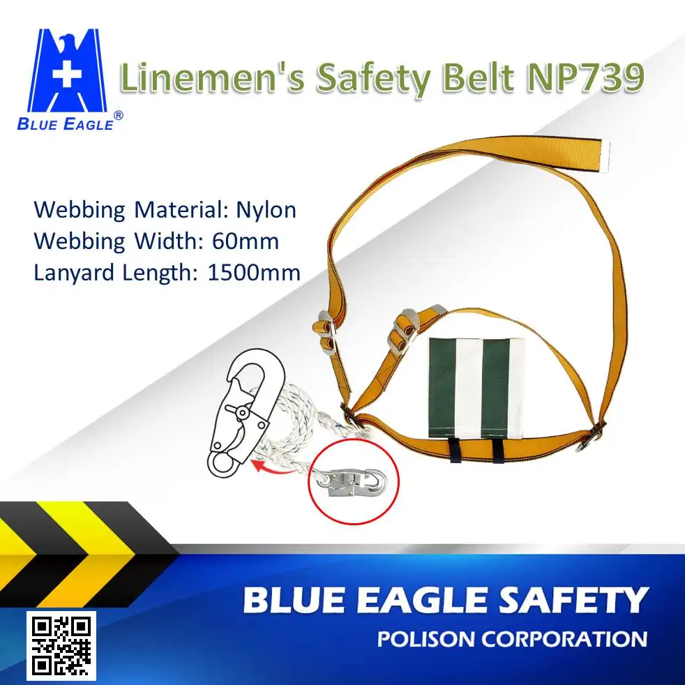 Blue Eagle NP739 fall protection products safety belt manufacturers