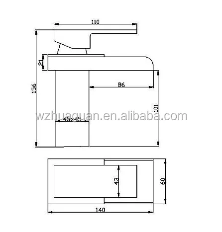 
Top Sales Newest High Quality Single Handle Waterfall Basin Faucet 