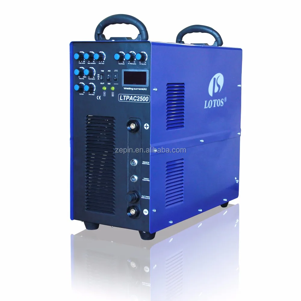 Алюминиевый сварочный аппарат Lotos 5 в 1 LTPAC2500 250A tig AC/DC с плазменным резаком 60A