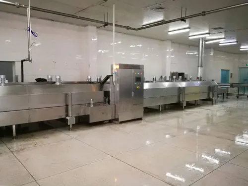 Liquid nitrogen tunnel iqf quick freezing machine