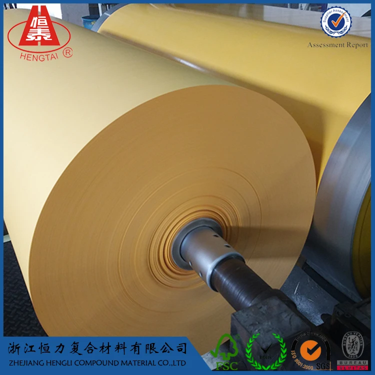 HENGLI, бесплатный образец, бумага с полиэтиленовым покрытием, Золотая крафт-бумага