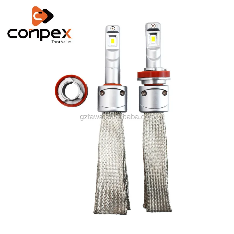 
360Light 50W Super Bright P9 5000lm Vaccum Copper Belt H8 H9 H11 Led Headlight 