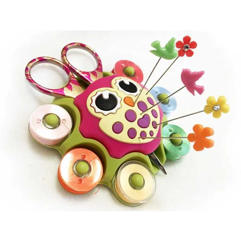 Sewing Caddy Sewing Machine Spare Parts ST-A14B Pin Bobbins Collection Owl Type Sewing Accessories