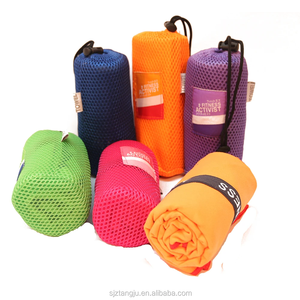 Custom Printed Square microfiber towel sand free 70 x 140 Personalized Microfiber Logo Beach Towel Pareo Towel With Bag