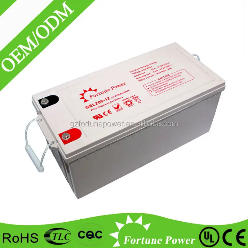 Лучшая цена 200 ач 12 В power plus батарея agm гелевая