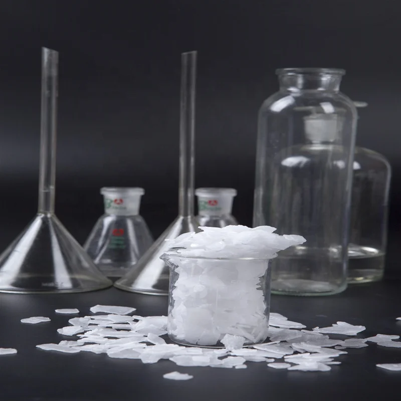 Sodium Hydroxide manufacturer supply Caustic Soda Flakes 99 purity for Soap making