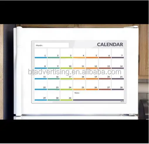 
Meal Planner and Action Plan Whiteboard,Large Magnetic Calendar Ideal For Study Planning, Exams, Chores or Dieting 
