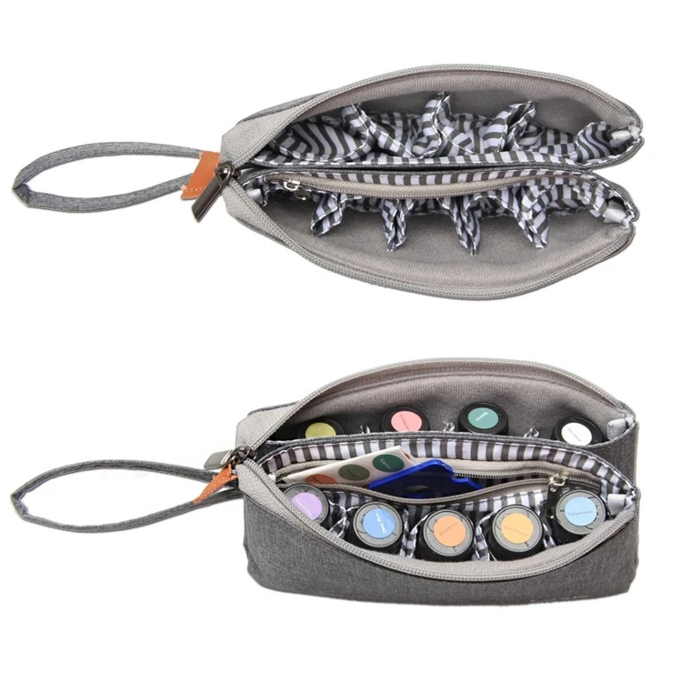 Essential Oil Carrying Bag Holds 8 Bottles 5ml-15ml  Including Roller Bottles Portable Organizer for Essential Oil