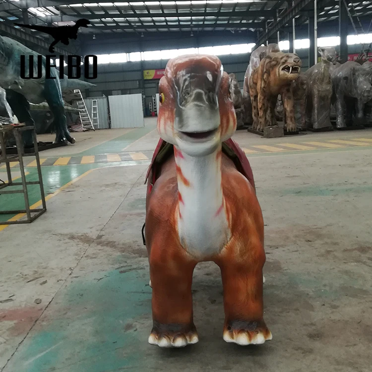 Life size dinosaur simulation animatronic dinosaur ride