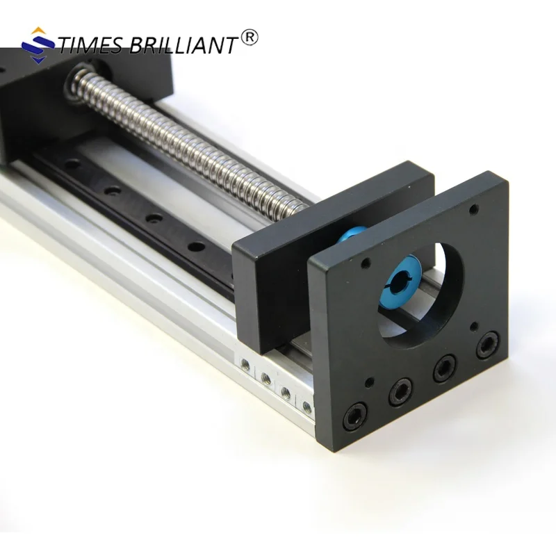 China factory cheap price 400mm travel length ball screw driven linear motion module linear guide rail for servo step motor