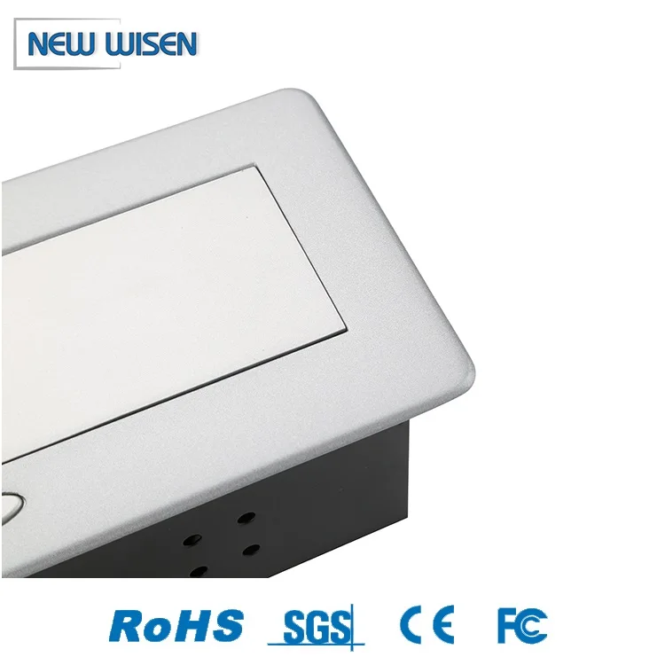 Furniture Power Distribution Units Desktop Flip Phone Socket Box Tabletop Socket Standard Grounding