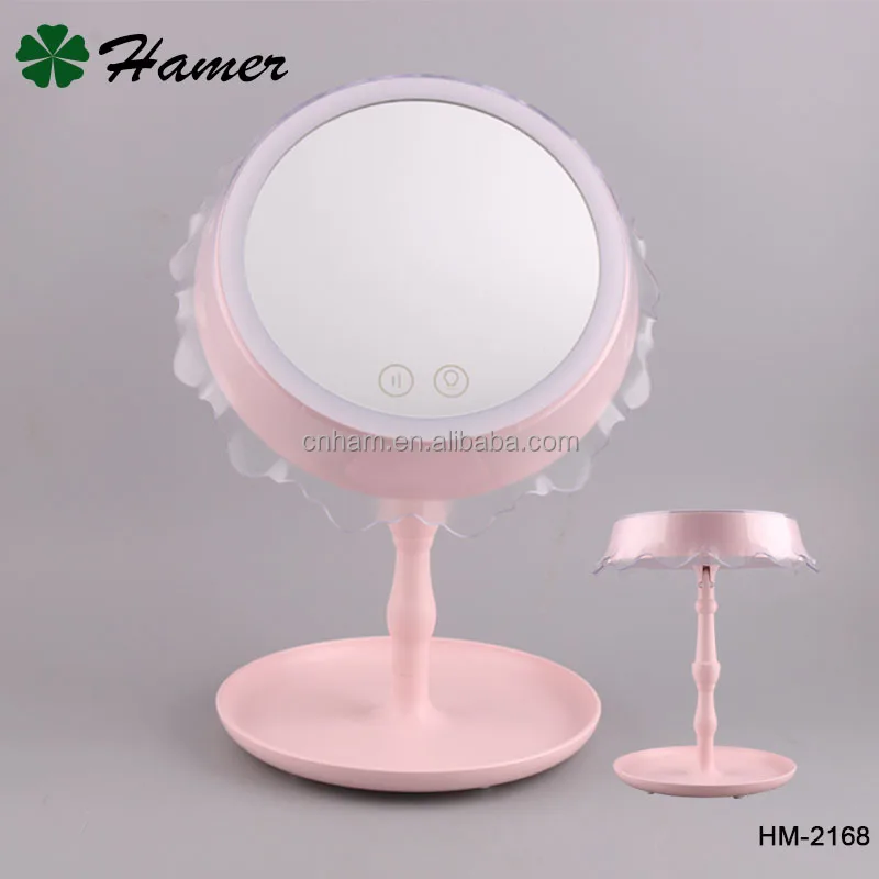 Портативный косметический рабочего стола комод/туалетный столик составляют зеркало с подсветкой