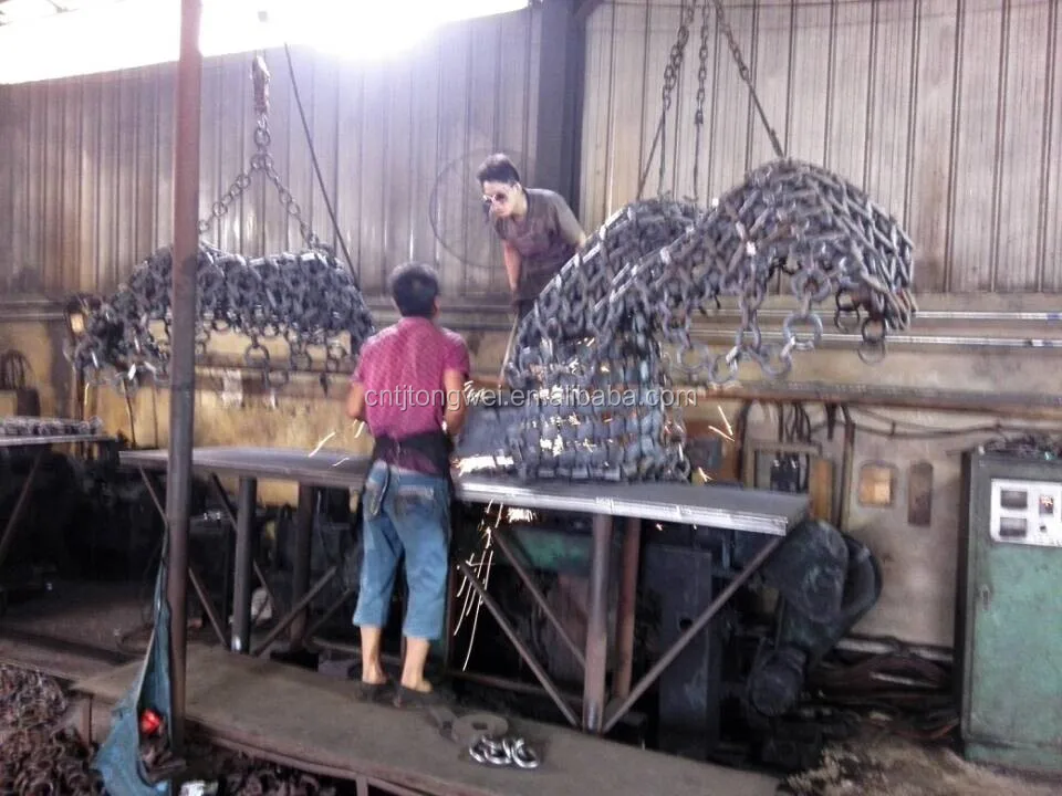 Forestry tire chain to suit Doosan DL 500 WHEEL LOADER,mining application only